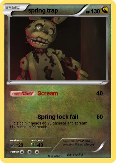Pokemon spring trap