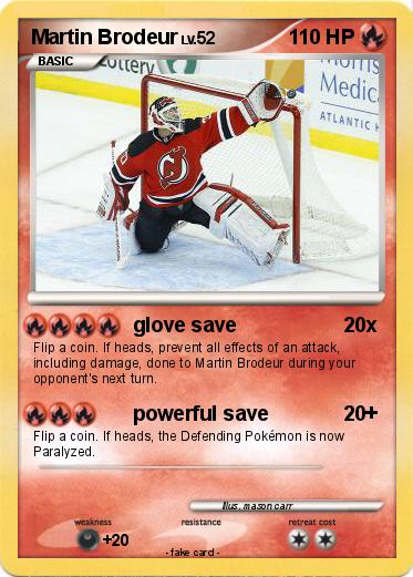 Pokemon Martin Brodeur