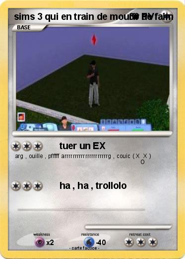 Pokemon sims 3 qui en train de mourir de faim
