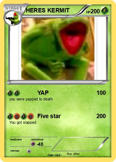 Pokemon HERES KERMIT