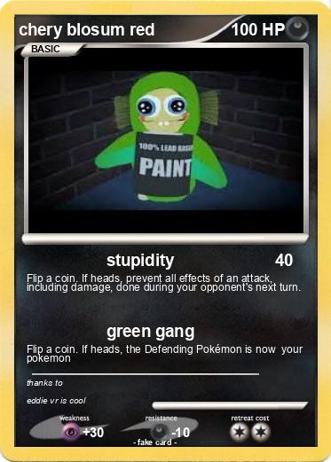 Pokemon chery blosum red