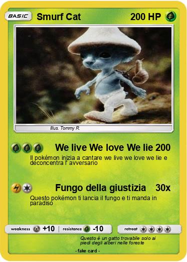 Pokemon Smurf Cat