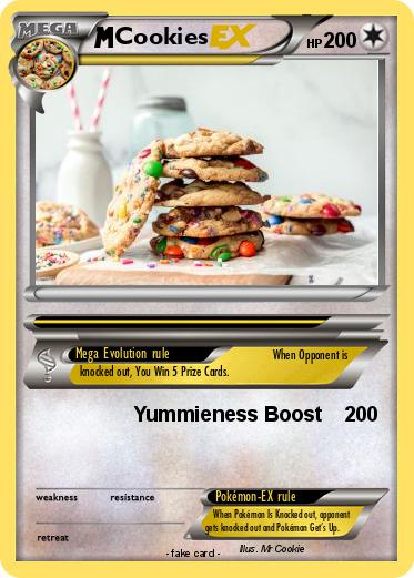 Pokémon Cookies 129 129 - Yummieness Boost - My Pokemon Card