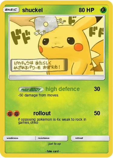 Pokemon shuckel