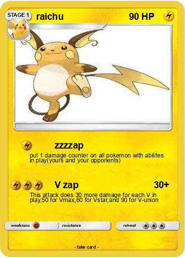Pokemon raichu