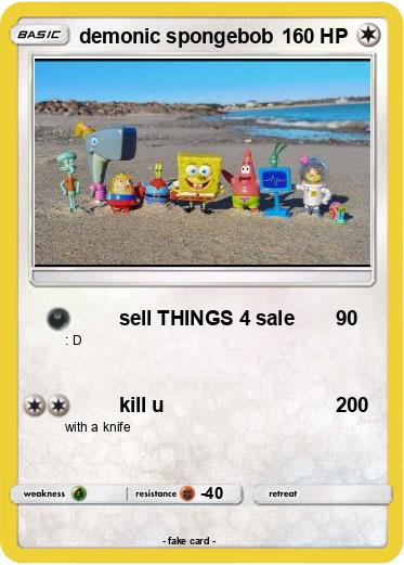 Pokemon demonic spongebob