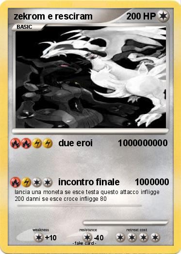 Pokemon zekrom e resciram