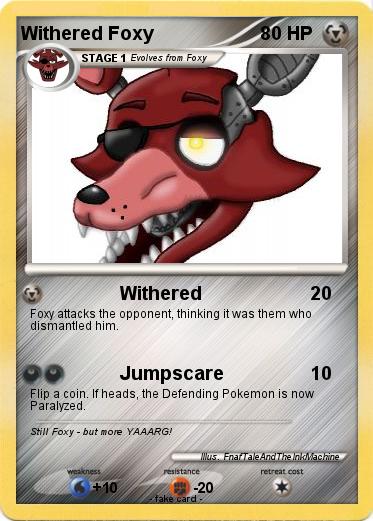 Pokemon Withered Foxy