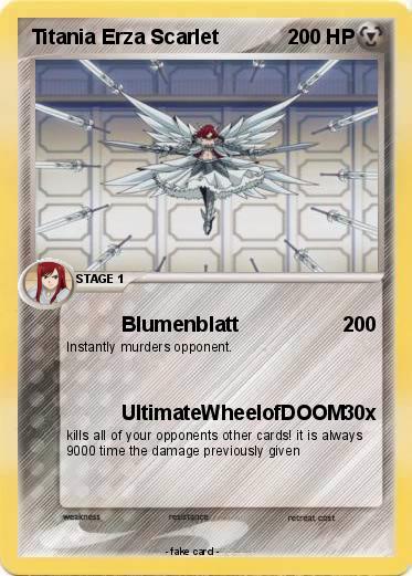 Pokemon Titania Erza Scarlet