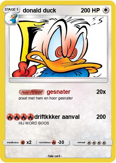 Pokemon donald duck