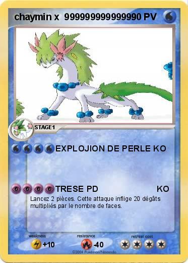 Pokemon chaymin x  99999999999999
