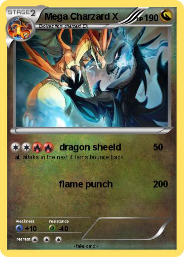 Pokemon Mega Charzard X