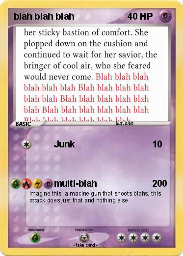 Pokemon blah blah blah