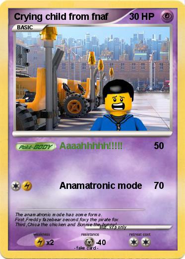 Pokemon Crying child from fnaf