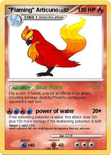 Pokemon ''Flaming" Articuno