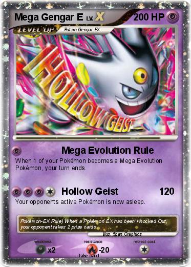 Pokemon Mega Gengar E