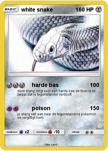 Pokemon white snake
