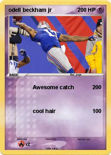 Pokemon odell beckham jr