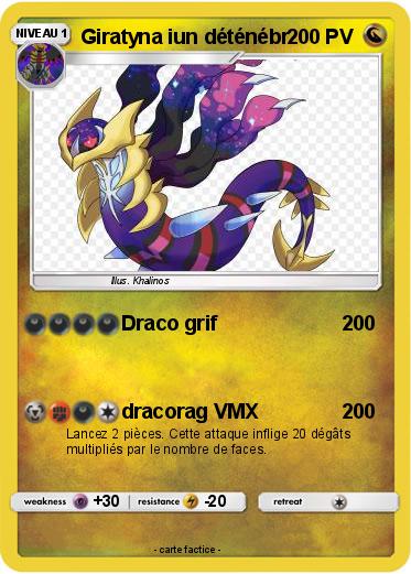 Pokemon Giratyna iun déténébr