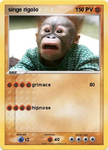 Pokemon singe rigolo