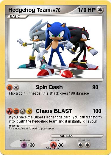 Pokemon Hedgehog Team