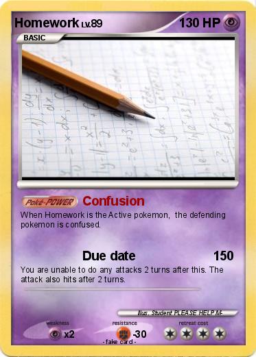 Pokemon Homework