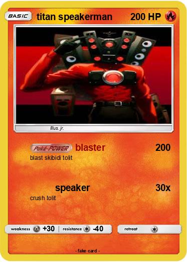 Pokemon titan speakerman