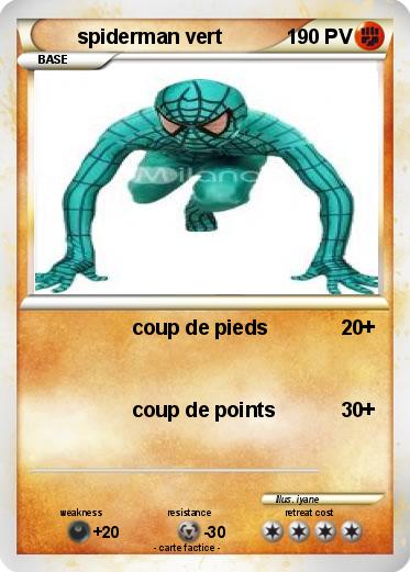 Pokemon spiderman vert