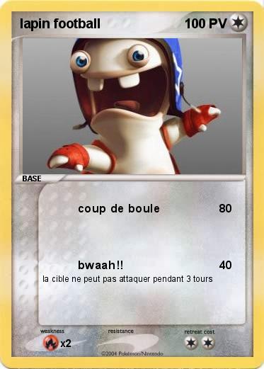 Pokemon lapin football            