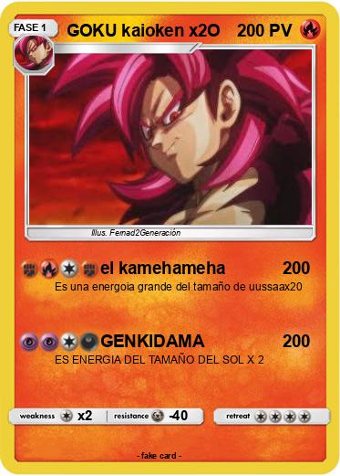 Pokemon GOKU kaioken x2O