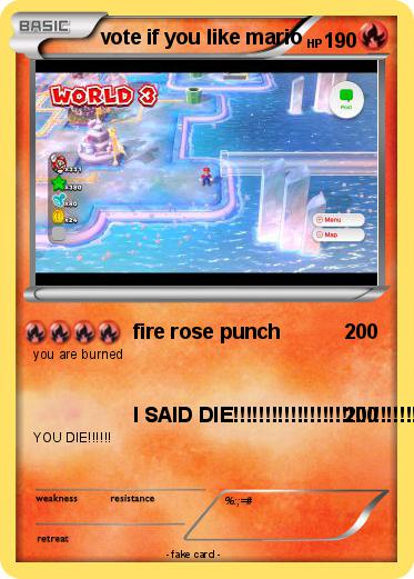 Pokemon vote if you like mario