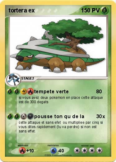 Pokemon tortera ex 