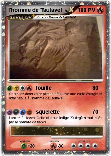 Pokemon l'homme de Tautavel