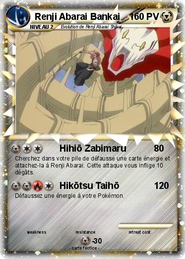 Pokemon Renji Abarai Bankai