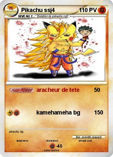 Pokemon Pikachu ssj4