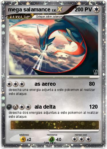 Pokemon mega salamance