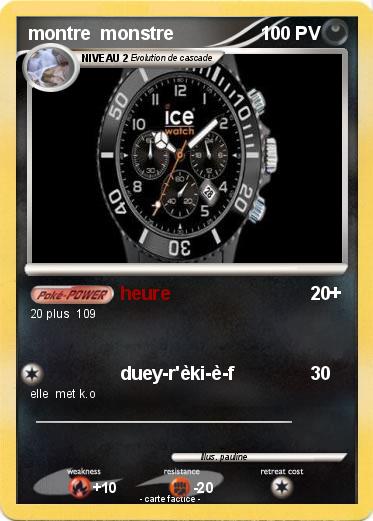 Pokemon montre  monstre