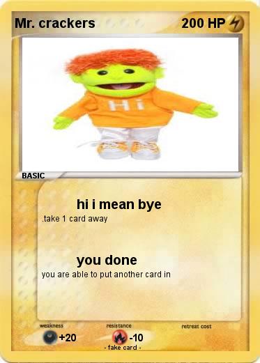 Pokemon Mr. crackers