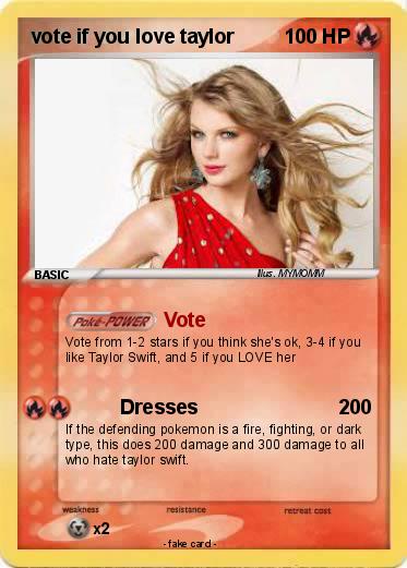Pokemon vote if you love taylor