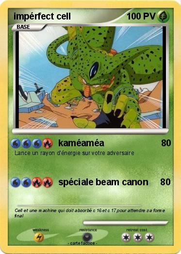 Pokemon impérfect cell