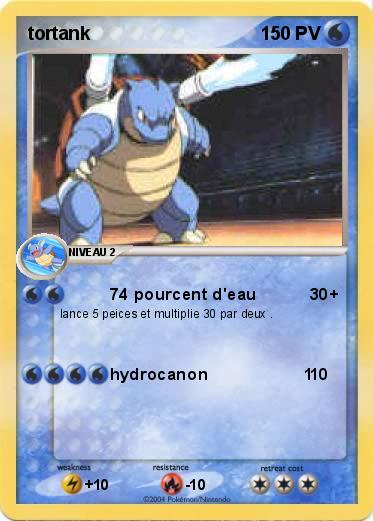 Pokemon tortank 