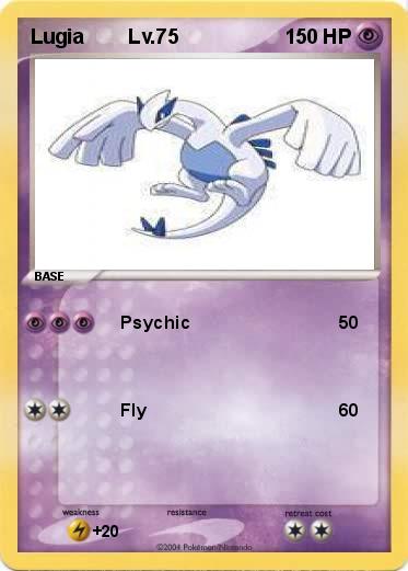 Pokemon Lugia        Lv.75