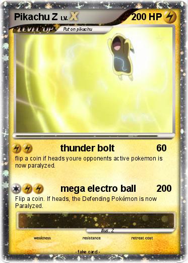 Pokemon Pikachu Z