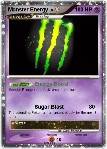 Pokemon Monster Energy