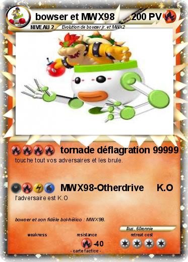 Pokemon bowser et MWX98