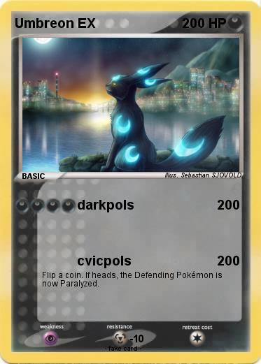 Pokemon Umbreon EX