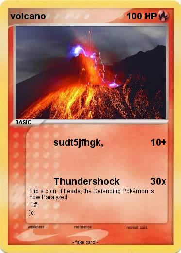 Pokemon volcano
