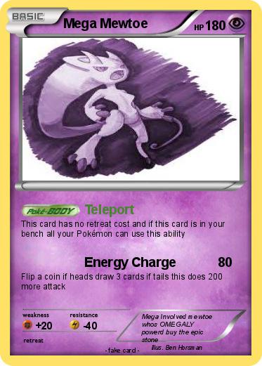 Pokemon Mega Mewtoe