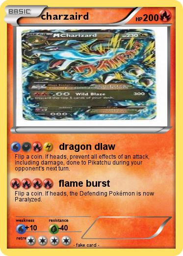 Pokemon charzaird