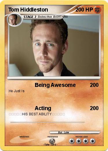 Pokemon Tom Hiddleston